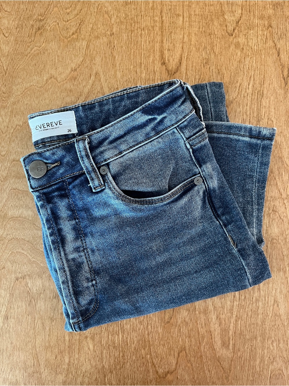 Straight leg, high-rise classic fit jeans | The Ever Straight Jean | Size 26